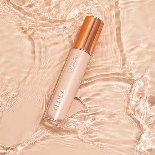 YENSA Super Serum Silk Concealer - Full Coverage Undereye Concealer & Peptides Serum for Face - Enriched with Vitamins C & E, Bakuchiol & Superfoods to Boost Radiance - Light 2 (0.2 Fl oz)