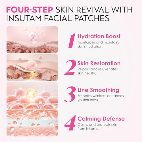 Forehead Wrinkle Patches for Anti-wrinkles: Face Wrinkles Patches For Smoothing Smile Line - Overnight Facial Lift Lines Patches 12prs