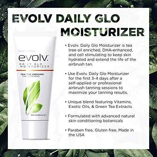 Evolv. Daily Glo Moisturizer Enriched with Vitamins, Exotic Oils & Tea Extracts