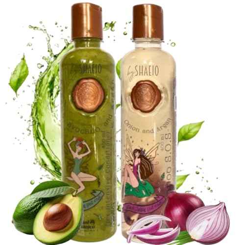 RITUAL BOTANICO KIT Ultrareparador y Acelerador de Crecimiento S.O.S. Shampoo de Cebolla y Arg?n + Tratamiento Intensivo PLEX con Banano y Aguacate 100% Colombiano.