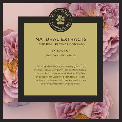 Noble Isle Tea Rose Bath & Shower Gel | Luxury Body Wash for Women with Fine British Fragrance Oils | Vegan Body Wash & Paraben Free Body Wash (8.45 oz)