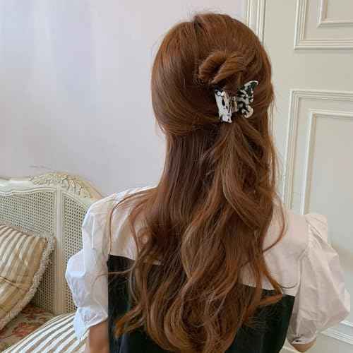 Butterfly Hair Clips Hair Claw Butterfly Tortoise Shell Jaw Clips 2.3 inch Beautiful Hair Accessories for Girls and Women. (3 pack)