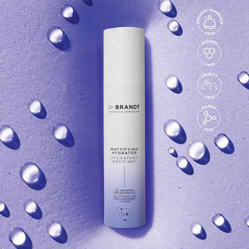 Dr. Brandt Pores No More Mattifying Hydrator - Targets Shine, Oiliness & Enlarged Pores - Hydrates for Up to 8 Hours - 1.7 oz, Pack of 2