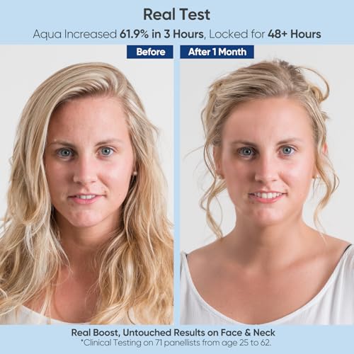 Hyaluronic Acid Serum for Face with Vitamin B5, C, E & Niacinamide, Hydrating & Plumping Face Serum for Sensitive Skin, Fragrance-Free 2 Fl Oz