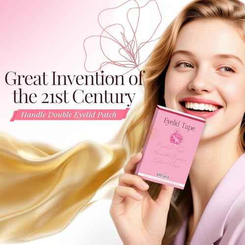 Eyelid Tape, Eyelid Lifter Strips, Eyelid Tape for Hooded Eyes Invisible, 600Count Instant Surgery-Free Eye Lift for Uneven or Single Eyelids, Say Goodbye to the Hood, Sagging Eyelids - New Model