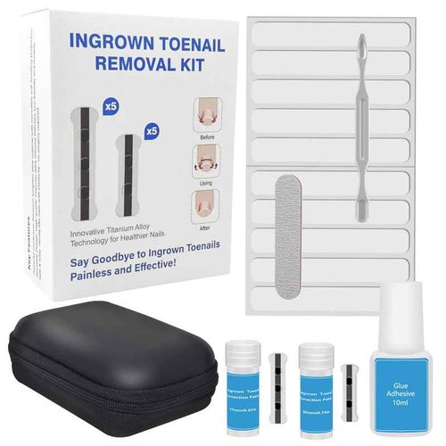 Upgraded ingrown toenail treatment, nail kit, Ingrown Toenail Treatment, Ingrown Toenail Removal Kit, Designed for Curved Nail Repair, Ingrown Toenail Corrector, Suitable for many types of correction.