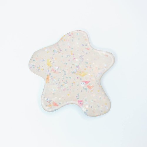 Dazzle Dry Nail Lacquer (Step 3) - Cold As Ice - An iridescent white sheer glitter. (0.5 fl oz)