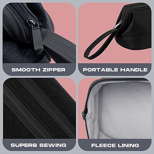 Airwrap Travel Case for Dyson/Shark Flexstyle, Travel Pouch for Complete Styler and Attachments, Travel Bag for Hair Dryer (Black)