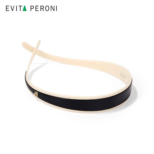 EVITA PERONI Headband Designed for Glasses Widened version Black and Off White Head Bands for Women's Hair Fashion Comfortable No Headache Hair Band Non-slip, No Stress