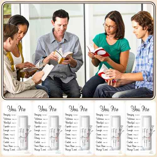 15 Pack Christmas Christian Gifts Bulk for Women Men Religious Lip Balms Bulk Church Party Favors Christmas Party Gifts Stocking Stuffers Bible Verse Study Supplies for Employee Staff Coworkers