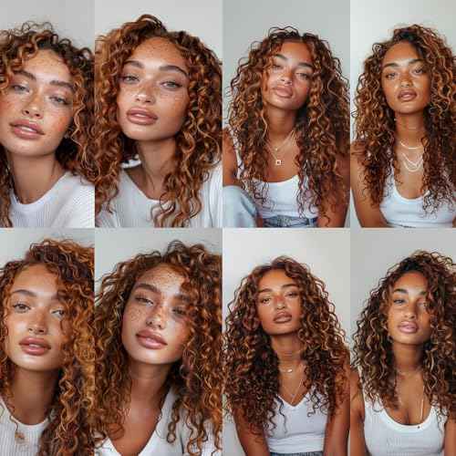 P4/30 Highlight Ombre Deep Wave Bundles Human Hair 26 28 30 Inch Unprocessed Brown Highlight Human Hair Bundles Extension