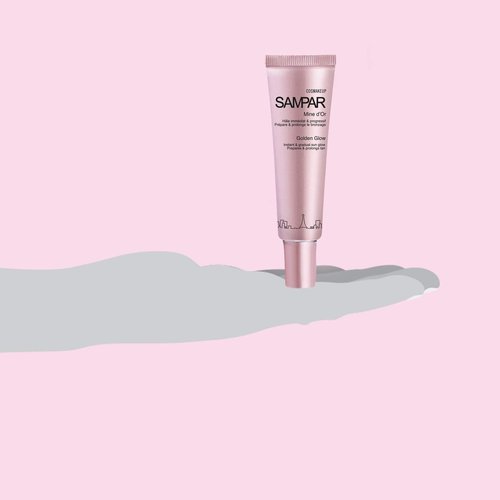 SAMPAR Golden Glow - Illuminating Face Moisturizer with Vitamin C & Antioxidants - Enhances Skin Radiance, Reduces Fine Lines & Boosts Glow - For All Skin Types - Cruelty-Free, 1 oz
