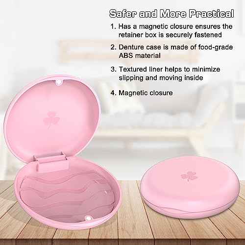 Orthodontic Mouthguard & Dental Retainer Case - Aligners Case (Pink)