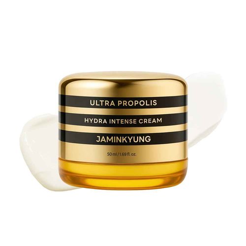 Jaminkyung Triple Propolis & Snail Mucin Cream -Korean Face Moisturizer for a Luminous Glow & Deep Hydration, with 8-Hyaluronic Acids & Panthenol Dry, Dull Skin 1.69 fl oz (50ml)