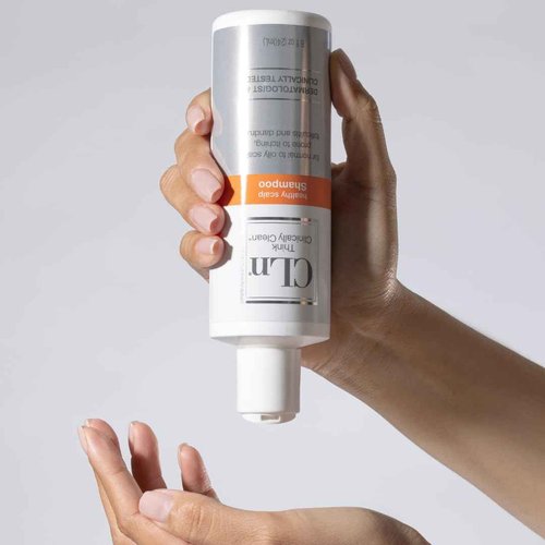 CLn® Shampoo - Clarifying Formula with Salicylic Acid, for Normal to Oily Scalp Prone to Folliculitis, Dandruff, Itchy & Flaky Scalp, Fragrance-Free & Paraben-Free, 8 fl. oz.