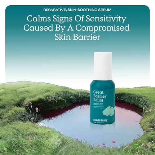 KraveBeauty Great Barrier Relief Serum Duo ? Korean-Inspired Barrier Repair Serum, Tamanu Oil, Soothes Redness & Hydrates, Vegan & Cruelty-Free, 1.52 fl oz x2