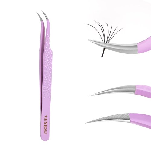 VEYES INC High Precision Eyelash Extension Tweezers Volume J45 Lash Tweezers For Professional Eyelash Extension Tool
