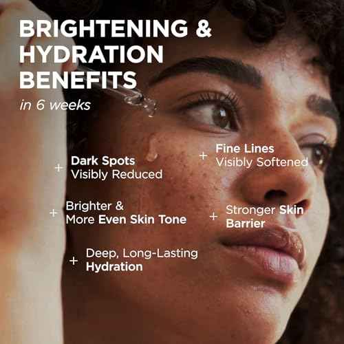 BIOCHEM Nonapeptide-1 Brightening Serum?Dark Spot Corrector & Melanin Inhibitor Ampoule for Even Skin Tone & Natural Glow? Anti-Aging Peptide Treatment for Face & Neck,1.01 fl oz/30 mL