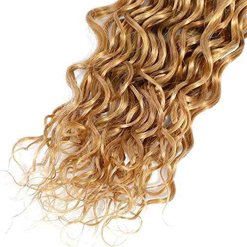 Blonde Bundles Color #27 Human Hair Bundles 20 22 24 inch Honey Blonde Water Wave Bundle 27 Water Wave Bundle