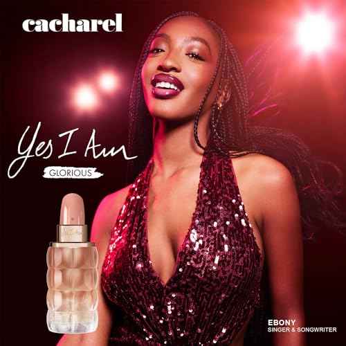Cacharel Yes I Am Glorious, Eau de Parfum for Women, Floral, Ambery With Notes of White Peach & Milkshake