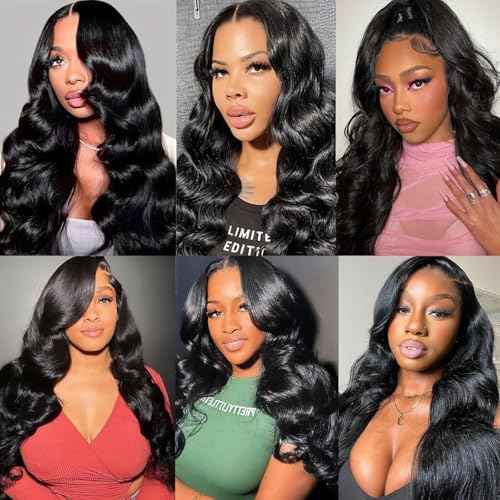 15A Human Hair Bundles 20 22 24 Inch 100% Unprocessed Brazilian Virgin Hair Quick Weave Body Wave 3 Bundles Deals Natural Black Extensions