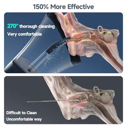 Electric Ear Cleaning Kit Effective & Safe Ear Cleaner Irrigation Flushing System 4 Pressure Modes for Ear Wax Buildup
