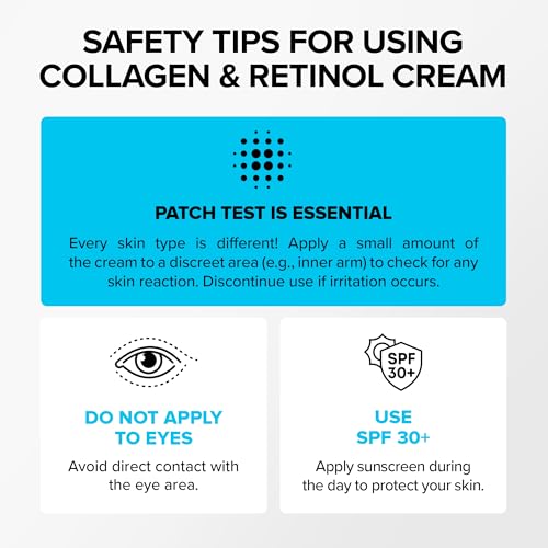 SimplyVital Collagen, Retinol & Hyaluronic Acid Cream - Anti-Aging Face Moisturizer for Face, Firming Skin Care Neck & D?collet? - Made in USA, Daily Moisturizer Face Cream Day & Night - 1.7 fl.oz.