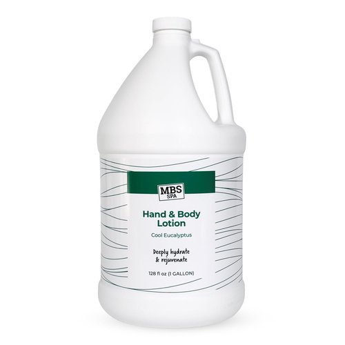 MBS Spa Hand & Body Lotion Gallon – Deep Moisturising, Fast-Absorbing, Plant-Based Formula – With Almond Oil, Collagen & Botanical Extracts – Lightweight & Nourishing