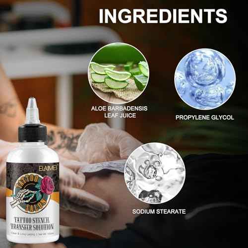 2 Pack Tattoo Stencil Transfer Gel Solution, Professional Tattoo Stencil Gel, Stencil Magic Cream, Tattoo Application Solution for Transfer Paper Machine Stencils, Clear & Long-Lasting
