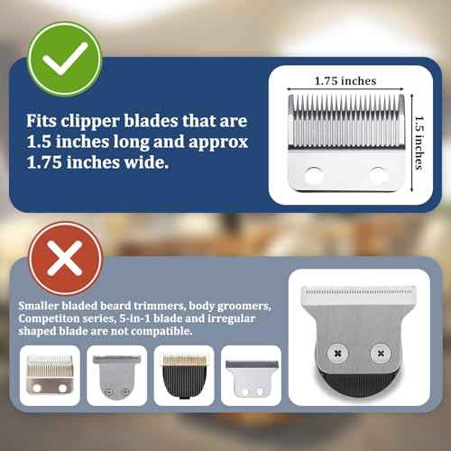 Clipper Guards Set 10 12 14 16 18 20 Compatible with Wahl Clippers, 6pcs Extra Long Clipper Guides Replacement - 2.5", 2.25", 2", 1.75", 1.5", 1.25" Hair Guard Clipper, Black Clipper Guards for Wahl