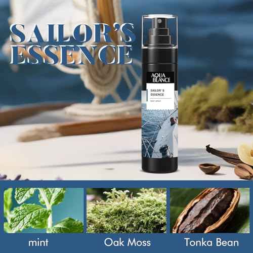 Body Spray for Men, Mens Body Refreshing Spray, Long Lasting, Pack of 3, Each 3.4 Fl Oz, Total 10.2 Fl Oz, Ironwood Spice, Sailor' s Essence, Leather Citrus