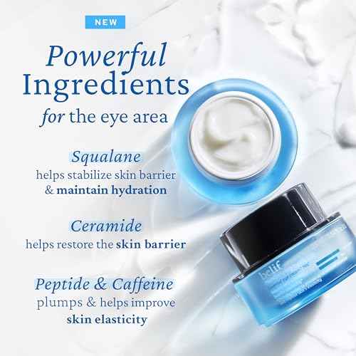 belif Peptide Eye Bomb, Anti-Aging Eye Cream for Wrinkles, Fine Lines, Crow¡¯s Feet & Eye Bags, 48hr Hydration with Ceramide, Squalane, Caffeine, Dermatologist-Tested Korean Skincare, 0.84 fl.oz