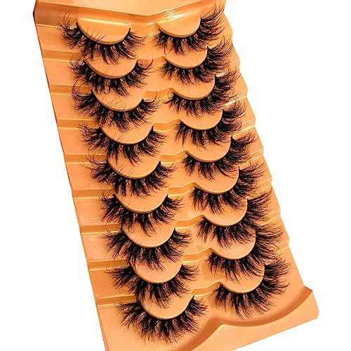 HBZGTLAD Soft Mink Eyelashes 3D Curl Winged End Eye Elongated Fake Lashes Thick Handmade Natural False Eyelash Messy Cross Lash Wholesale (HU-2)