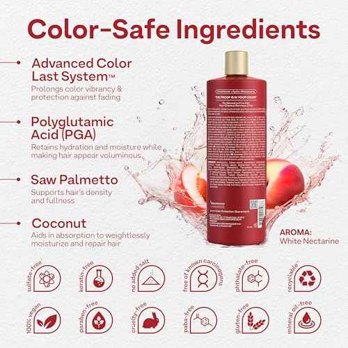 ColorProof Volume Conditioner for Women, White Nectarine Scent, Sulfate Free