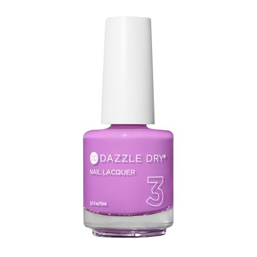 Dazzle Dry Nail Lacquer (Step 3) - In The Moment - A vibrant orchid purple. Full coverage cream. (0.5 fl oz)