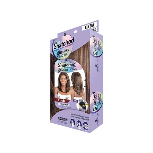 Shake-N-Go Snatched Glueless Lace Synthetic Wig - Elysia (Color : Ffh-Honey)