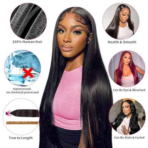 12A Straight Bundles Human Hair 22 22 22 Inch 100% Unprocessed Brazilian Virgin Hair Bundles Straight Hair 3 Bundles Weave Bundles Human Hair Extension