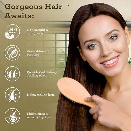 GuruNanda Rosemary Mint for Hair Growth with Keratin & Vitamin E Oil - Encourages Scalp, Shine & Hair Strengthening- 100% Natural, Cruelty-Free, 2oz
