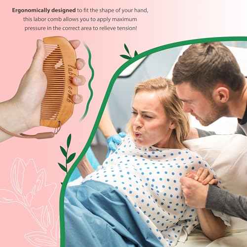 Arrozon 2 Pack Labor Comb Pregnancy Must Haves Labor and Delivery Essentials Birthing Comb Hospital Bag Essentials Pregnant Gifts