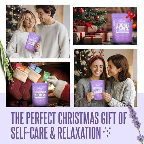 Cleverfy Shower Steamers Aromatherapy ? Stocking Stuffers for Teen Girls, Women and Wife ? Christmas Gifts for Teens and Women ? White Elephant Gifts for Adults ? 18 Tablets