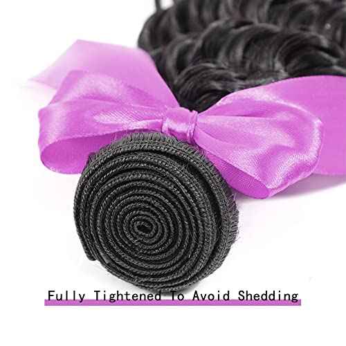 Body Wave Bundles 10A 1 Bundles Human Hair 100% Unprocessed Brazilian Virgin Raw Hair Bundles Extensions Double Weft Curly Weave Bundles Human Hair Natural Color Deals Full And Thick 32 Inch