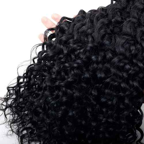 Forevermore Water Wave Bulk Human Hair No Weft boho Knotless Braids Human Hair 26 Inch Remy Human Hair For Braiding 2 Bundles Braids Per Pack 100g Micro Braiding Human Hair Wet and Wave Natural Color