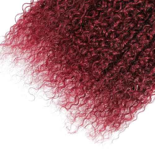 32 Inch Vinmdonm Burgundy Bundles Human Hair 99J Kinky Curly 1 Bundle Unprocessed Brazilian Virgin Hair Color Red Bundles
