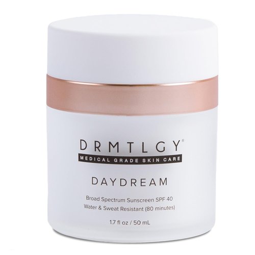DRMTLGY Day Dream Sunscreen & Face Moisturizer SPF 40 – Water & Sweat-Resistant Sunscreen for Sensitive Skin – UVA/UVB Protection, Skin Care & Makeup Friendly