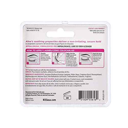 Kiss Strip Lash Adhesive Clear (6 Pack)