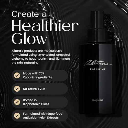 Alitura Presence Natural Fragrance ? Clean, Unisex Perfume for Men and Women with Sandalwood, Cardamom & Ylang Ylang ? Non-Toxic, Vegan, Long-Lasting Scent, 50 ml