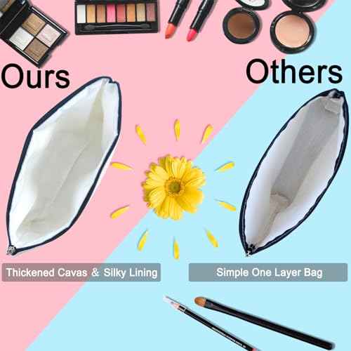 35th Birthday Gifts for Her Makeup Bags, 1990 Happy 35th Birthday Decorations for Women Her, 35 Year Old Gifts Ideas for Daughter, Sister, BFF, Female, Cosmetic Travel Pouch