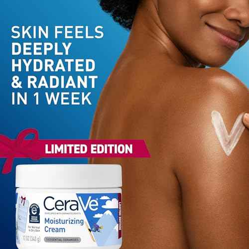 CeraVe Apr?s Ski Moisturizing Cream, Body and Face Moisturizer for Dry Skin, Body Cream with Hyaluronic Acid and Ceramides, Daily Moisturizer, Oil-Free, Fragrance Free, Non-Comedogenic, 12 Ounce