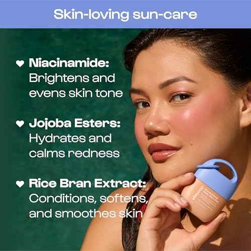 Alleyoop Sunsational Tinted Moisturizer SPF 50 for Face Broad Spectrum ? 100% Mineral Face Sunscreen with Jojoba, Hydrating & Soothing Tinted Sunscreen, Vegan & Cruelty-Free (Beam)