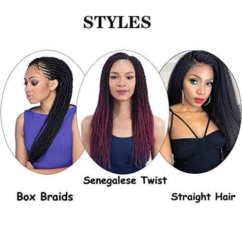 Liang Dian Pre Stretched Braiding Hair 8 Pack 36 Inch Hot Water Setting Professional Soft Yaki Texture Synthetic Hair Extensions (36 Inch (Pack of 8), 1B/30(Ombre Black to Blonde))